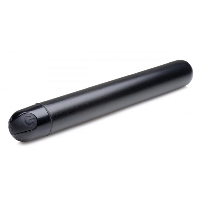 BG 10X SLIM METALLIC BULLET - BLACK - RECHARGEABLE - 6.5"