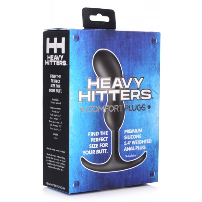 HH COMFORT PLUGS 5.4" SILICONE ANAL PLUG - SMALL HH COMFORT PLUGS 5.4" SILICONE ANAL PLUG - SMALL
