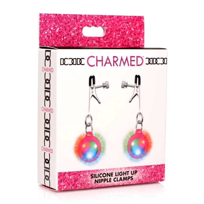 CH SILICONE LIGHT UP NIPPLE CLAMPS CH SILICONE LIGHT UP NIPPLE CLAMPS