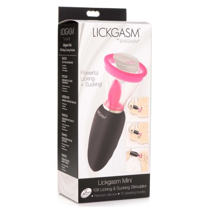 SH LICKGASM MINI 10X SILICONE LICKING & SUCKING STIMUL SH LICKGASM MINI 10X SILICONE LICKING & SUCKING STIMUL