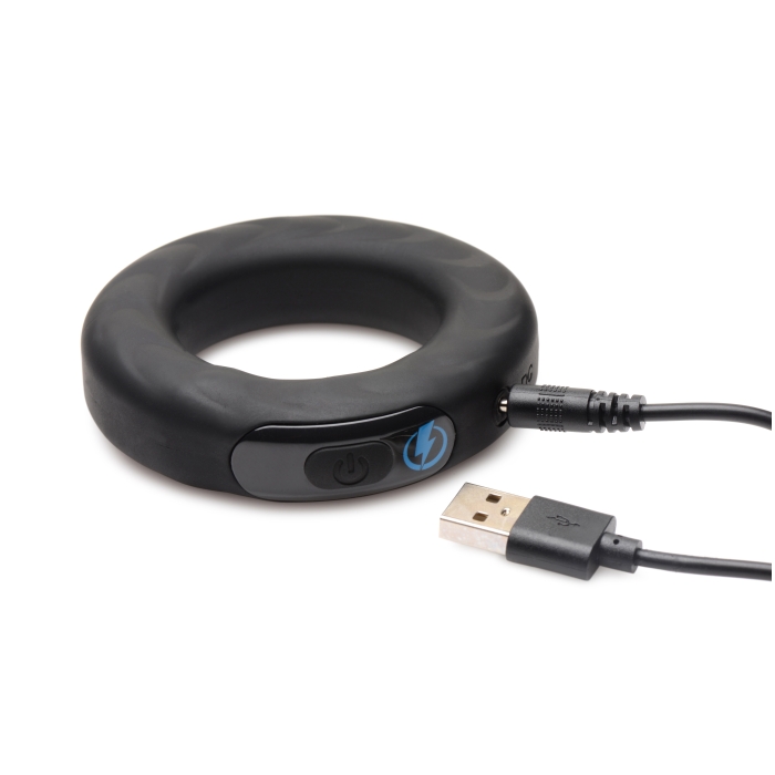 E-STIM PRO SILICONE COCK RING VIVE W/ REMOTE 45MM