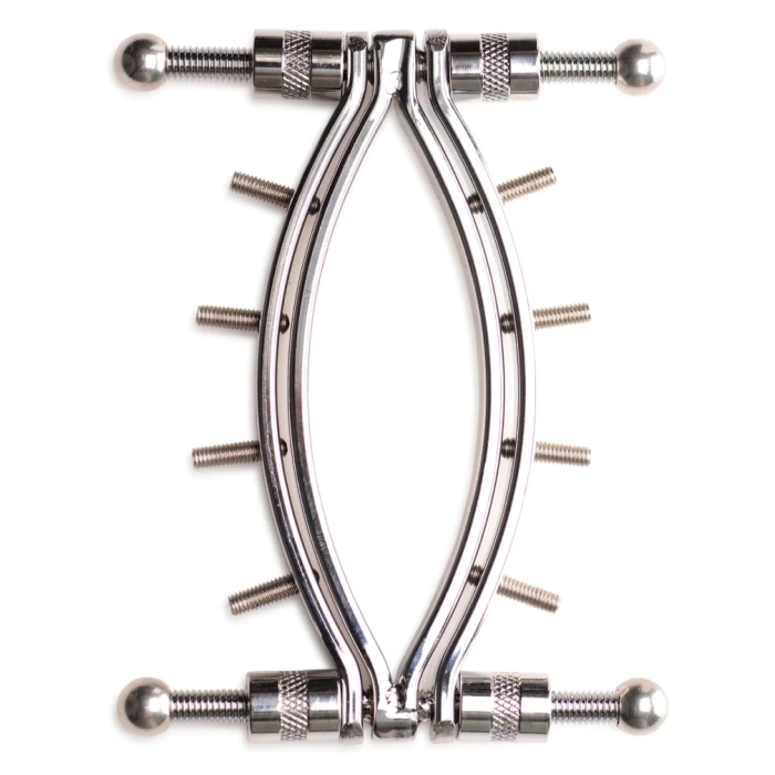 MS SPREAD 'EM POKER LABIA CLAMP W/ADJUSTABLE PRESS SCR