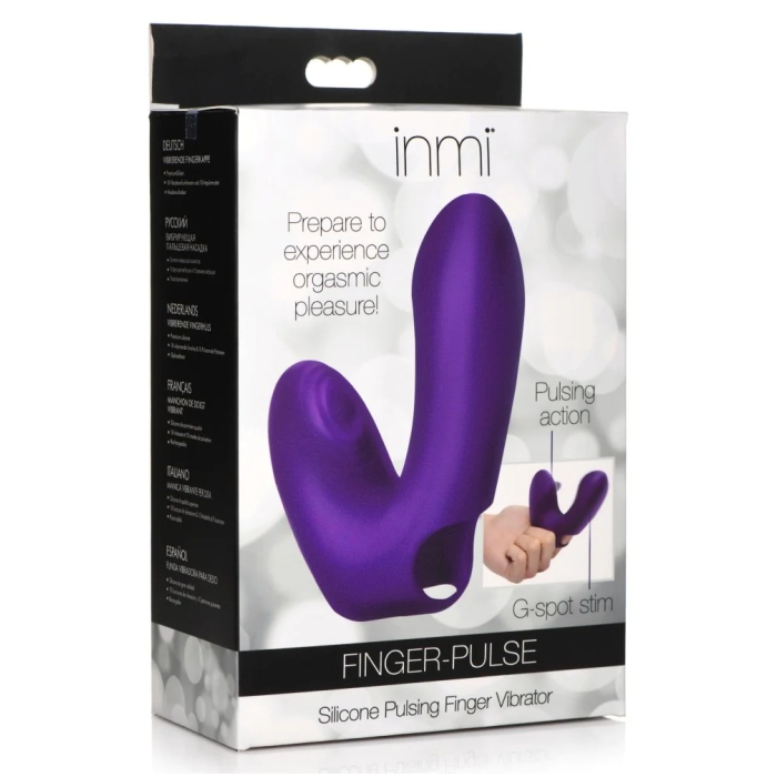 IN FINGER-PULSE SILICONE PULSING FINGER VIBE IN FINGER-PULSE SILICONE PULSING FINGER VIBE