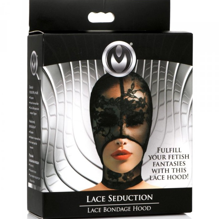 LACE SEDUCTION LACE BONDAGE HOOD LACE SEDUCTION LACE BONDAGE HOOD