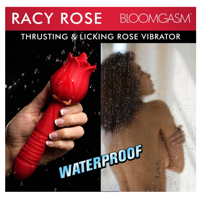 IN BLOOMGASM RACY ROSE THRUSTING & LICKING ROSE VIBRATOR