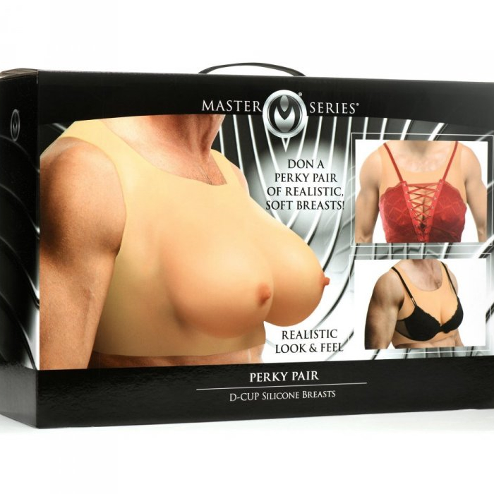 PERKY PAIR D-CUP SILICONE BREASTS PERKY PAIR D-CUP SILICONE BREASTS