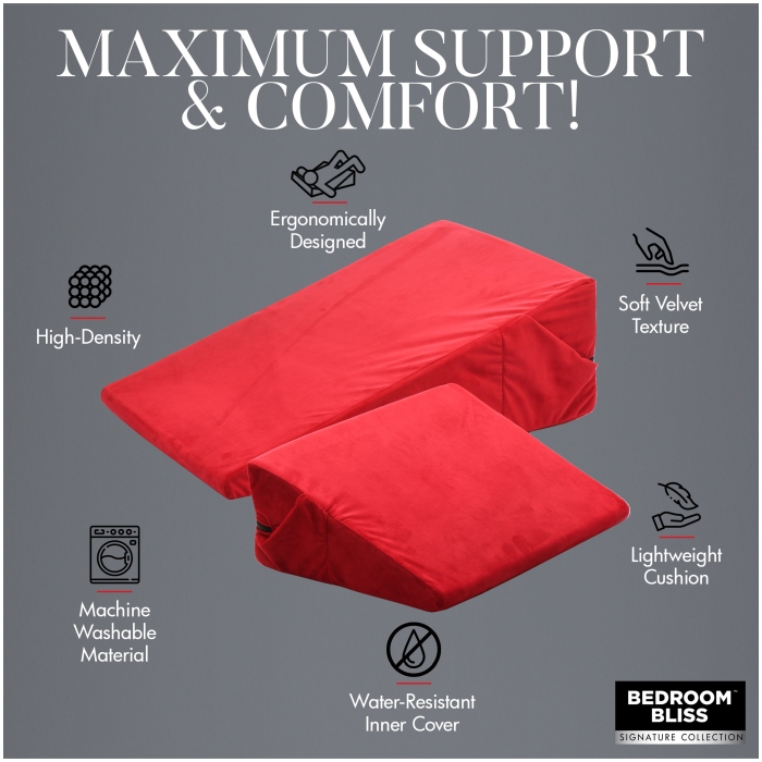 BB LOVE CUSHION SET FOAM WEDGE PILLOW BB LOVE CUSHION SET FOAM WEDGE PILLOW