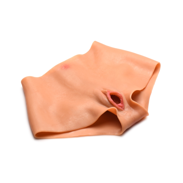 PUSSY PANTIES SILICONE VAGINA + ASS PANTIES - LARGE