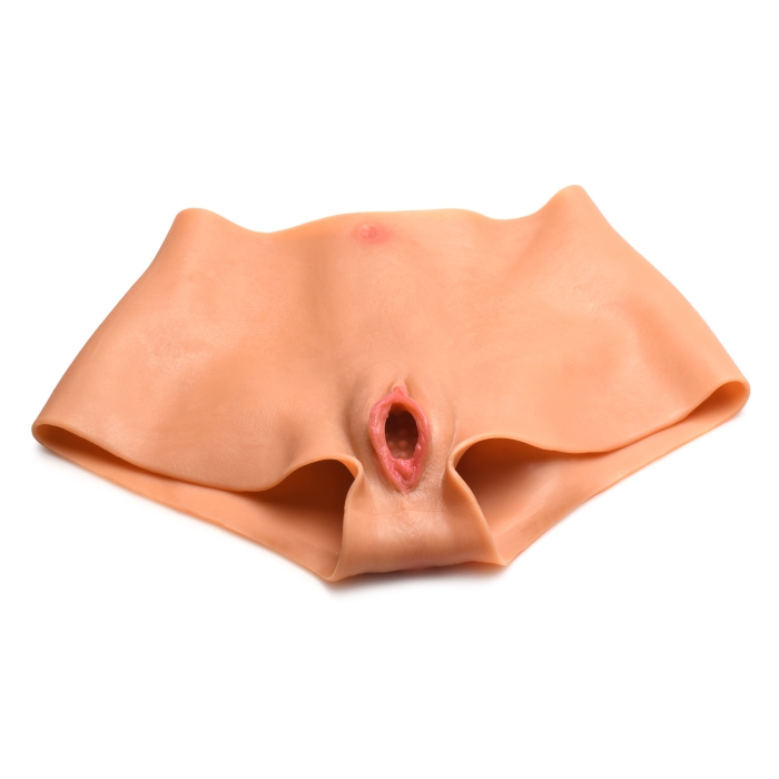 PUSSY PANTIES SILICONE VAGINA + ASS PANTIES - MEDIUM
