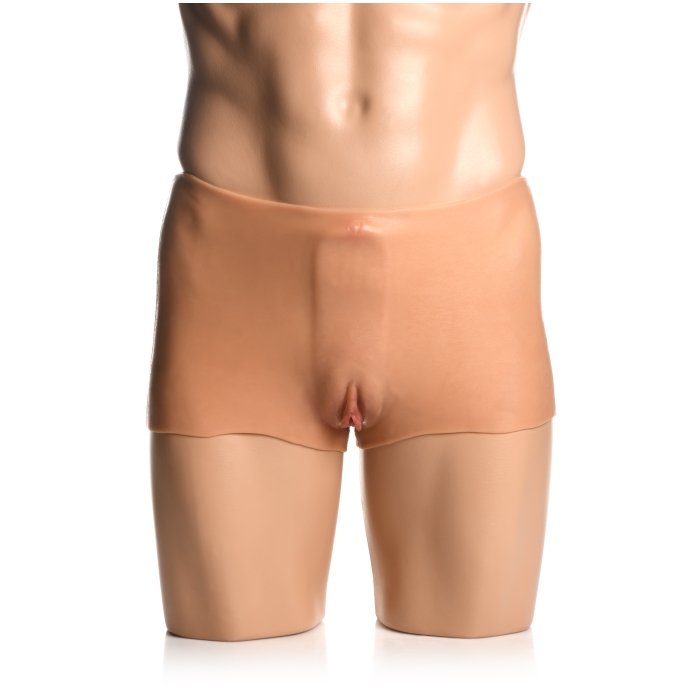 PUSSY PANTIES SILICONE VAGINA + ASS PANTIES - MEDIUM