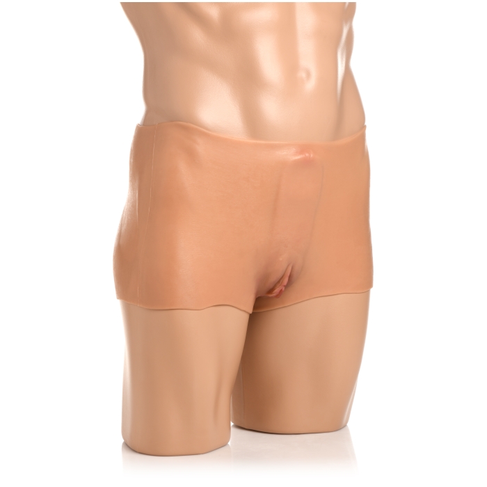 PUSSY PANTIES SILICONE VAGINA + ASS PANTIES - MEDIUM