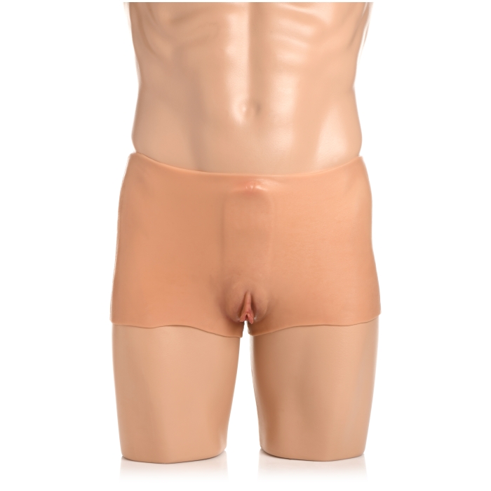 PUSSY PANTIES SILICONE VAGINA + ASS PANTIES - MEDIUM