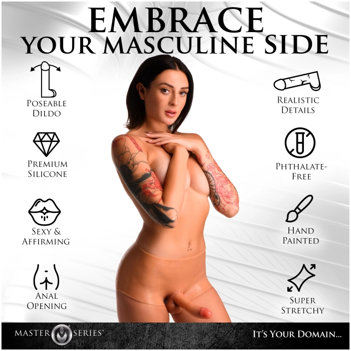 MS BONER BRIEFS SILICONE PENIS PANTIES - SMALL