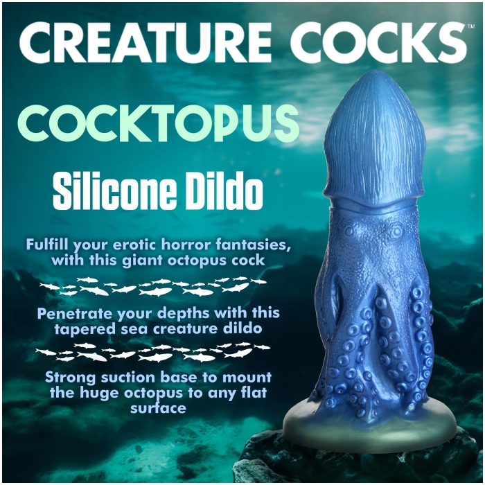 CC COCKTOPUS OCTOPUS SILICONE DILDO