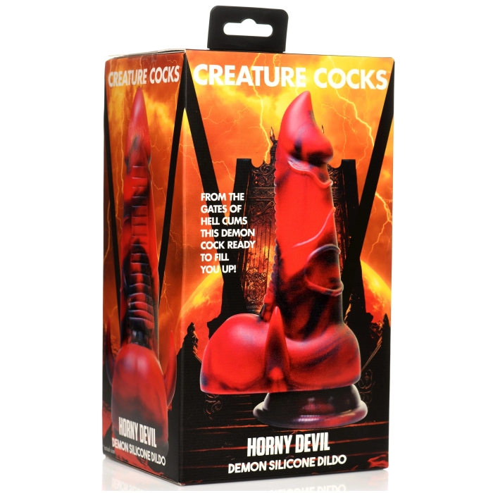 CC HORNY DEVIL DEMON SILICONE DILDO CC HORNY DEVIL DEMON SILICONE DILDO