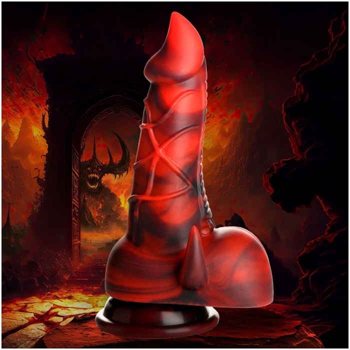 CC HORNY DEVIL DEMON SILICONE DILDO