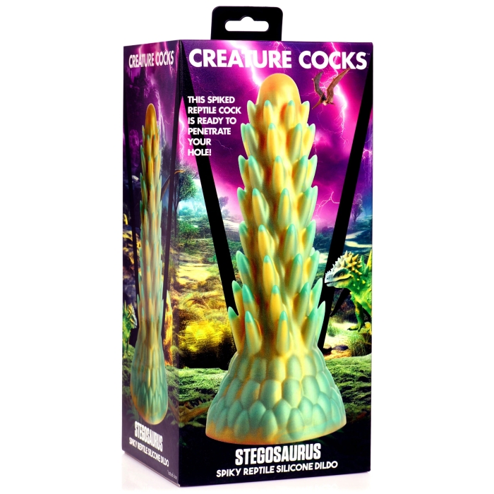 CC STEGOSAURUS SPIKY REPTILE SILICONE DILDO CC STEGOSAURUS SPIKY REPTILE SILICONE DILDO