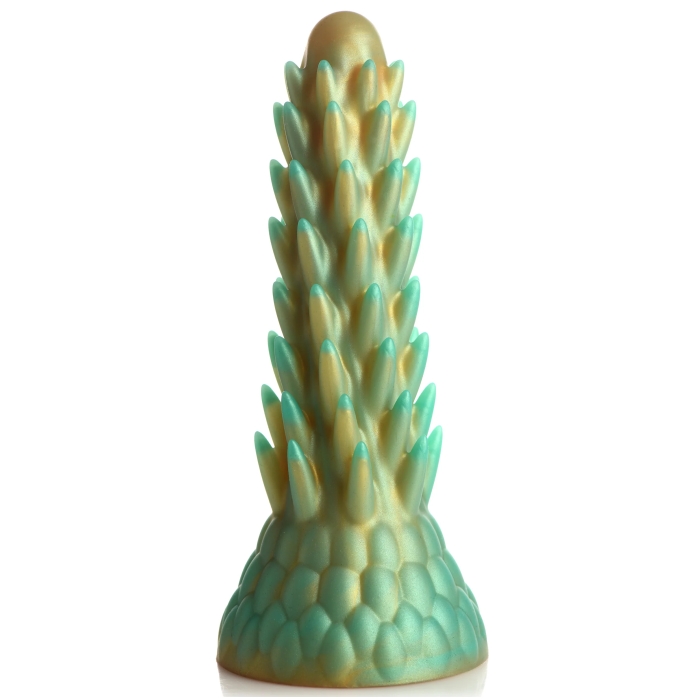 CC STEGOSAURUS SPIKY REPTILE SILICONE DILDO